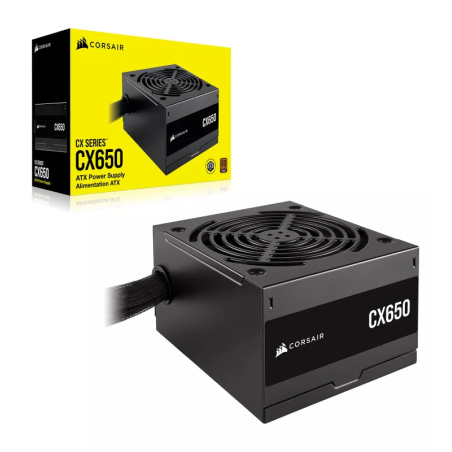 Alimentatore 650w corsair cx650 atx nero [cp-9020278-eu]