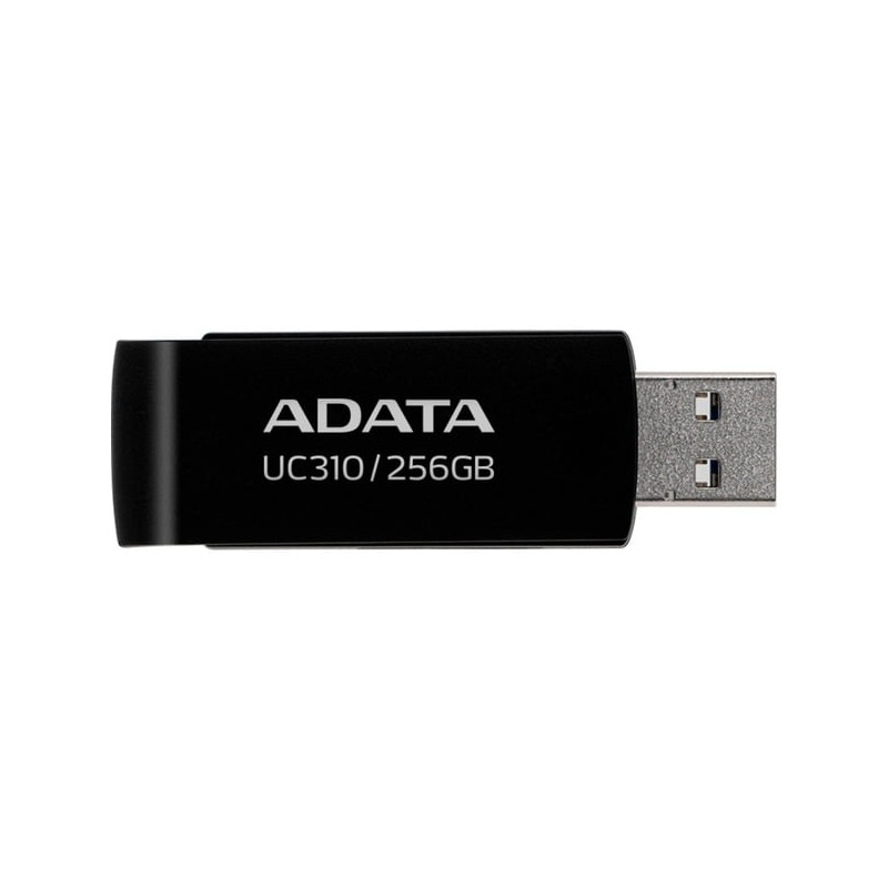 pen drive 256gb adata uc310 usb3.2 100mb/s nero [sgada3256uc310b]