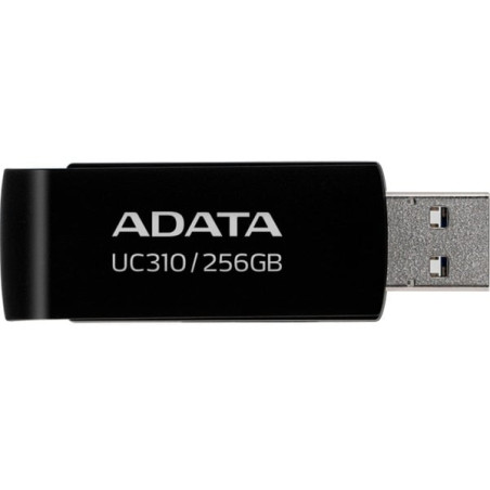 pen drive 256gb adata uc310 usb3.2 100mb/s nero [sgada3256uc310b]