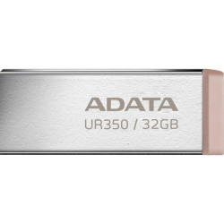 Pen drive 32gb adata ur350 usb3.2 5gbps nichel/marrone [sgada3g32ur350n]