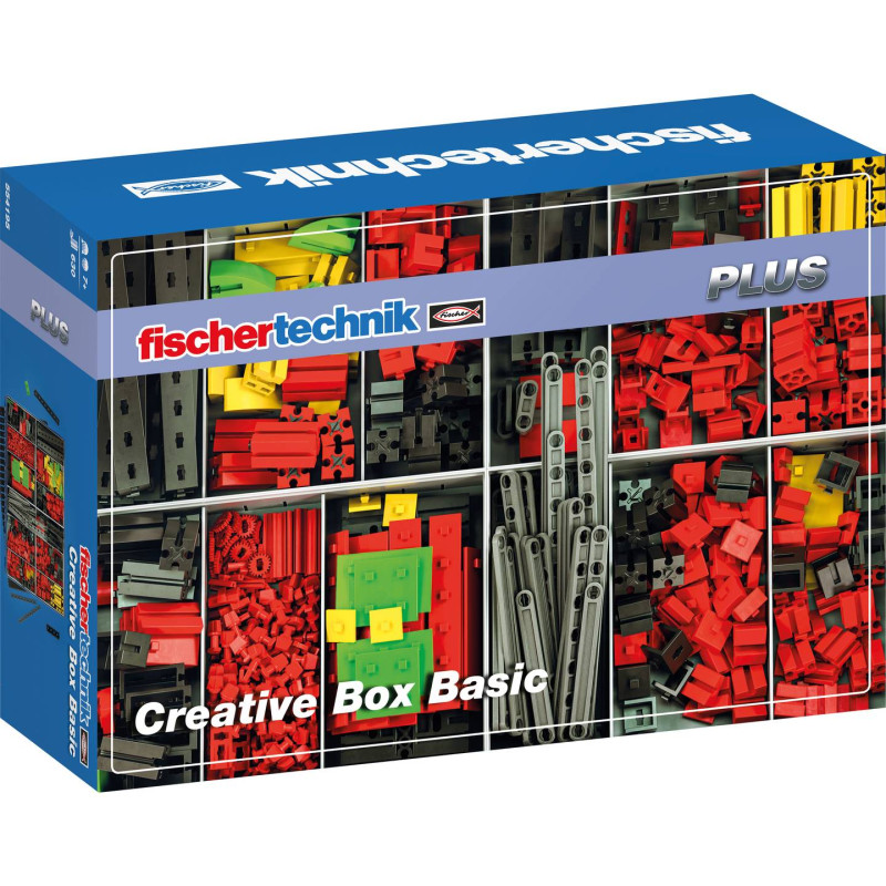 Gioco da costruzione fischertechnik box basic 630pz [554195]