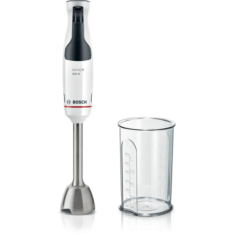 Frullatore ad immersione bosch serie 4 msm4w210 0.6l 600w nero/bianco