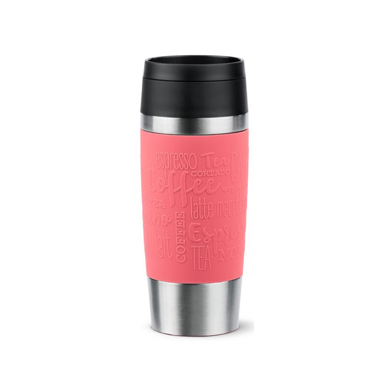 Tazza termica emsa travel mug classic 0.36l inox/corallo [n2020900]