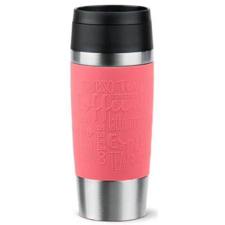 Tazza termica emsa travel mug classic 0.36l inox/corallo [n2020900]