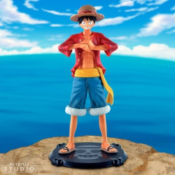 Figurine abystyle monkey one piece d.luffy 17cm multicolore