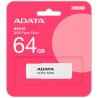 Pen drive 64gb adata usb 3.2 g1 bianco 1pz [uc310-64g-rwh]