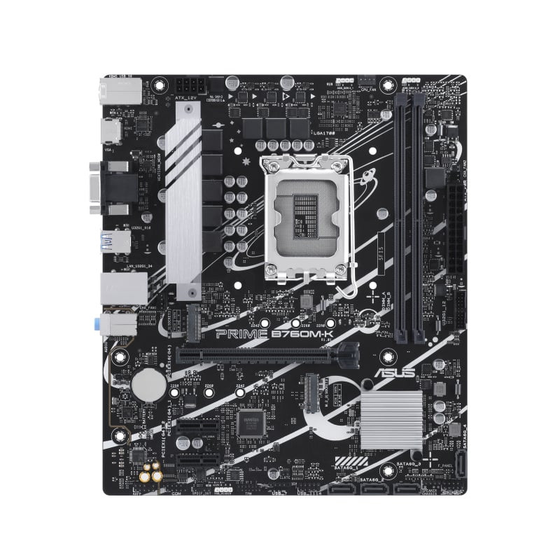 Schede madre asus prime b760m-k m.2 sata iii matx 2xddr5 [90mb1fi0-m1eay0]