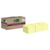 Foglieti adesivi post-it 654 rsscy 14+4f 7.6x7.6cm 70fogli giallo
