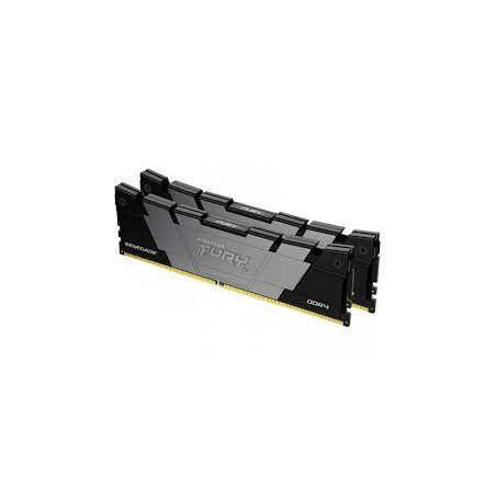 Ram dimm ddr4 64gb kingston fury renegade 3200mhz cl16 1.35v nero/argento