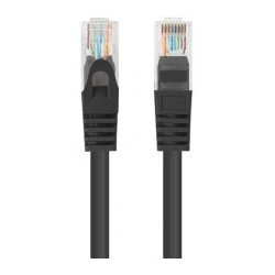 Cavo di rete lanberg patchcord cat.6 utp 0.5m nero [aklagksp6000677]