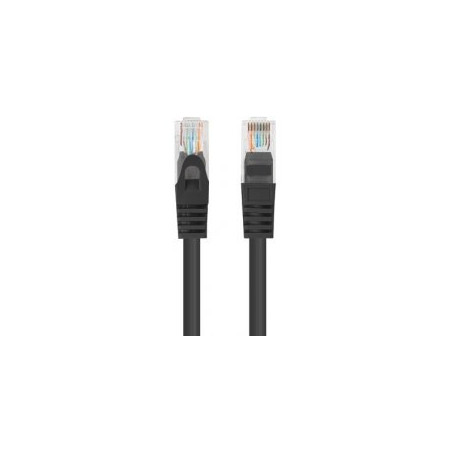 Cavo di rete lanberg patchcord cat.6 utp 0.5m nero [aklagksp6000677]