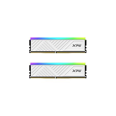 Ram dimm ddr4 64gb adata spectrix d35g rgb 2x32gb cl 16 bianco [ax4u320032g16a-dtwhd35g]