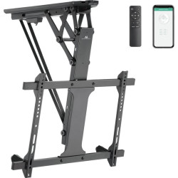 Supporto murale maclean per tv 32-70" max 35kg nero [mc-880t]