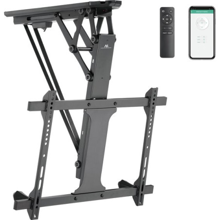 Supporto murale maclean per tv 32-70" max 35kg nero [mc-880t]