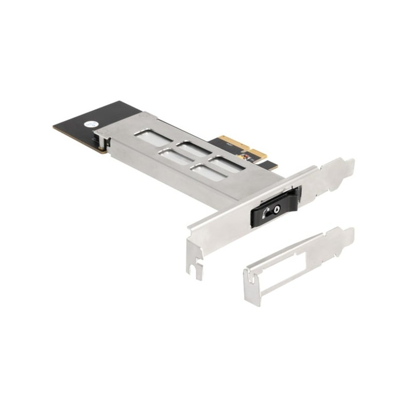 Scheda di interfaccia delock 47028 m.2 nero/metallico 1pz [47028]