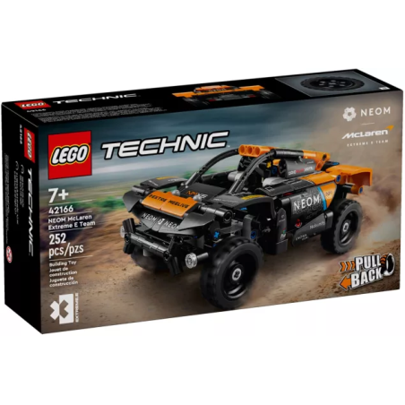 Gioco da costruzione lego neom mclaren extreme e auto da corsa [42166]