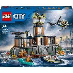 Gioco da costruzione lego isola-prigione della polizia [60419]