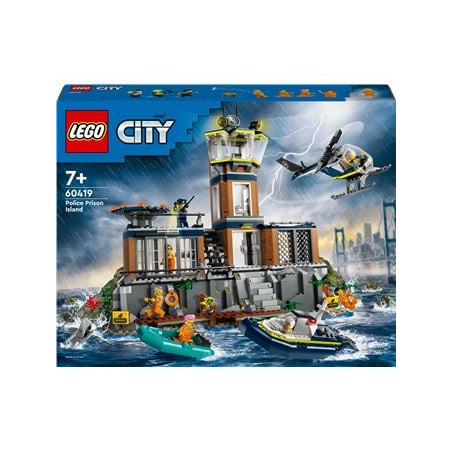 Gioco da costruzione lego isola-prigione della polizia [60419]
