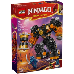 Gioco da costruzione lego ninjago mech elementale della terra di