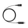 Cavo jabra jabra link 230 per cuffie/auricolari nero [230-09]