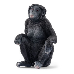 Figurina schleich wild life bonobo femmina nero [14875]