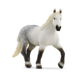 Figurina schleich farm world cavalla percheron 15cm bianco/grigio/nero