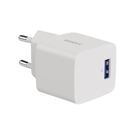 Alimentatore da rete 2power 2pwc12w01 12w usb-a bianco [2pwc12w01-eu]