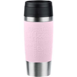 Thermos emsa travel mug classic 360ml in acciaio inossidabile/rosa