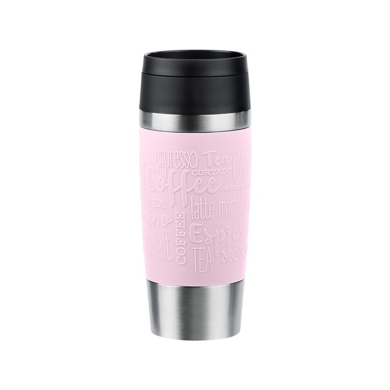 Thermos emsa travel mug classic 360ml in acciaio inossidabile/rosa