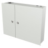 Box a muro oem per fibra ottica con due porte 430x330x100mm grigio
