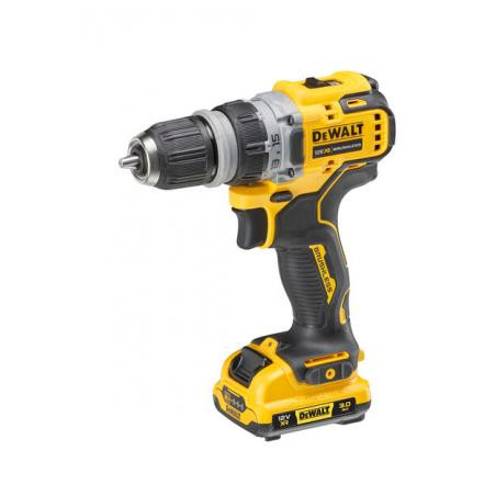 Trapano avvitatore dewalt dcd703l2t-qw a percussione 12v a batteria