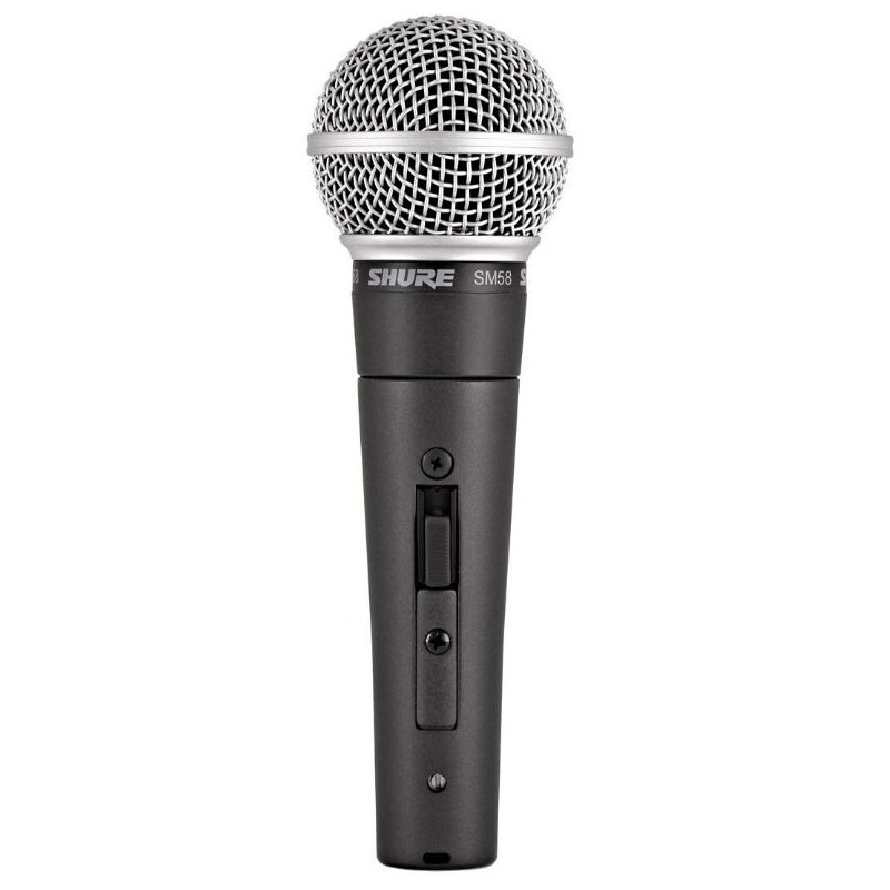 Microfono shure sm58se voice con interruttore nero