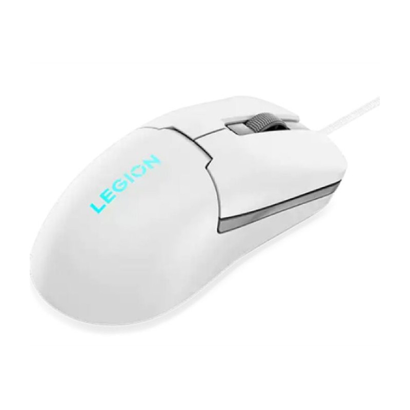 Mouse lenovo legion m300s rgb da gioco ottico usb-a 8000dpi bianco