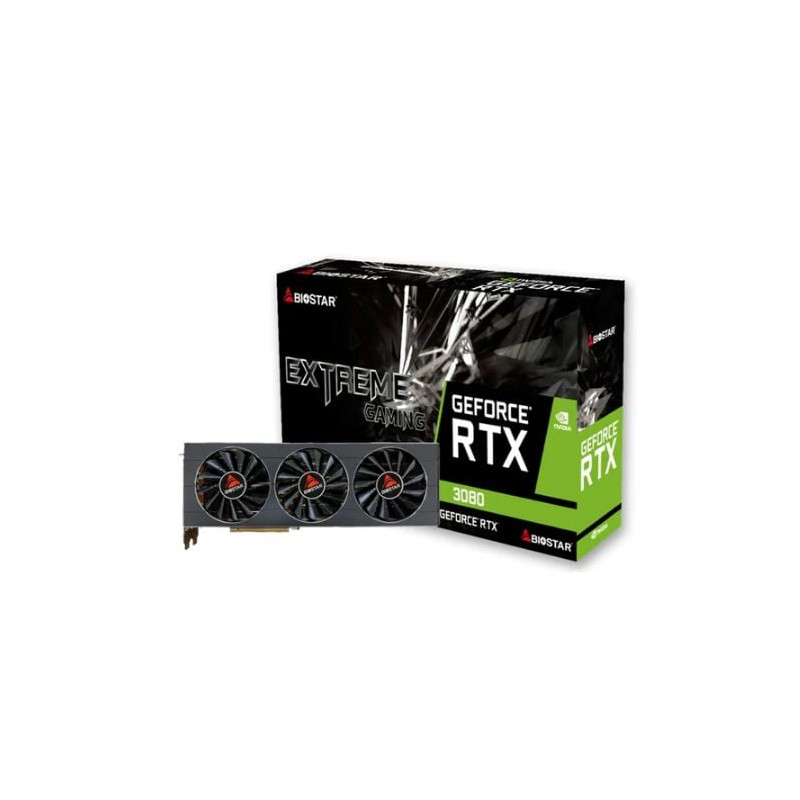Scheda video nvidia biostar geforce rtx 3080 10gb gddr6x 320bit nero