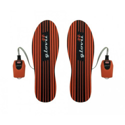 Soletta riscaldata glovii taglia universale 36-48 nero/rosso