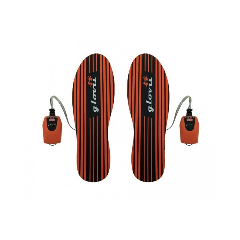 Soletta riscaldata glovii taglia universale 36-48 nero/rosso