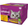 Cibo umido per gatti whiskas poultry feast 24x85g