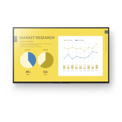 Monitor digital signage led 55'' sony fw-55ez20l 4k ultra