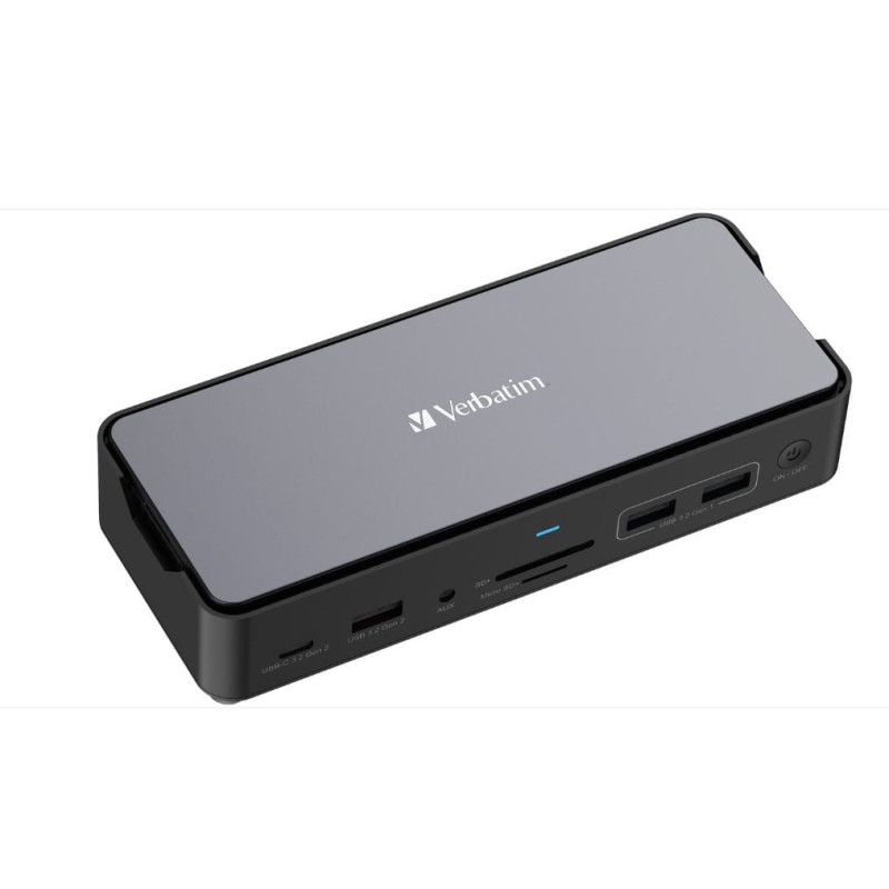Docking station verbatim cds-15s 100w per computer usb 3.2 tipo