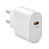 Alimentatore da rete sbs power delivery usb-c 30w bianco