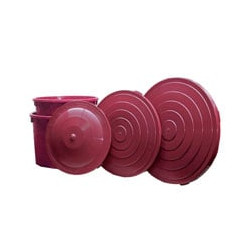 Coperchio mastello tondo l.750 vinaccia ics [ics ]