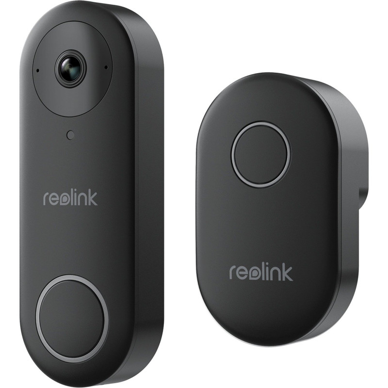 Campanello poe reolink d340p hd 2k+ 5mp nero [d340p]