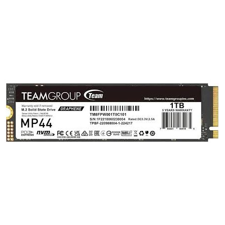 Ssd 1tb teamgroup mp44l pcle 4.0x4 m.2 7400mb/s [tm8fpw001t0c101]
