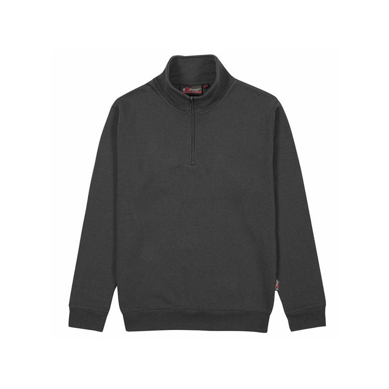Felpa u power zip corta meteorite tautra taglia xl grigio scuro [ey295gm-xl]