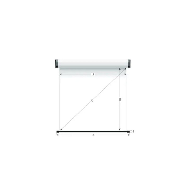 Schermo per proiezione sopar electric professional 180x240 103"