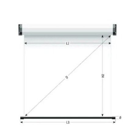 Schermo per proiezione sopar electric professional 180x240 103"