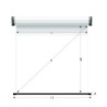 Schermo per proiezione sopar electric professional 180x240 103"
