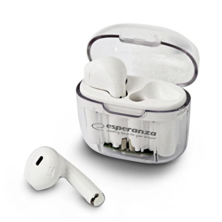 Auricolari esperanza eh237w tws in-ear/bluetooth bianco [eh237w]