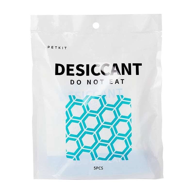 Gel essiccante petkit p5fd per alimentatore/cibo per cani/gatti 5pz