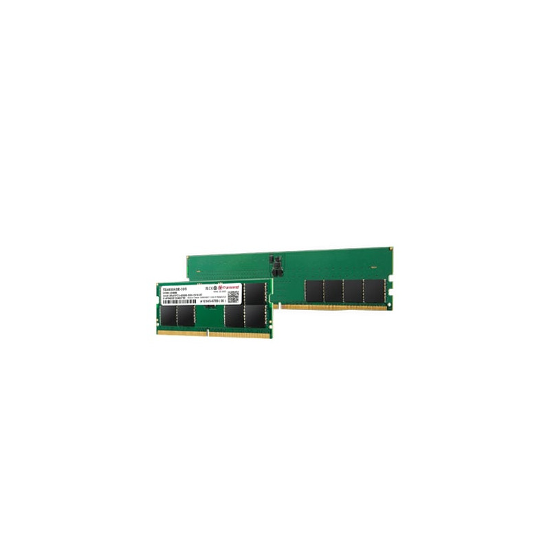 Ram dimm ddr5 16gb transcend ts5600ase 5600mhz 262pin 1.1v verde